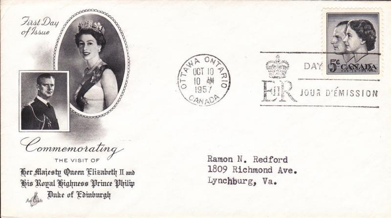 Canada # 374, Cacheted First Day Cover