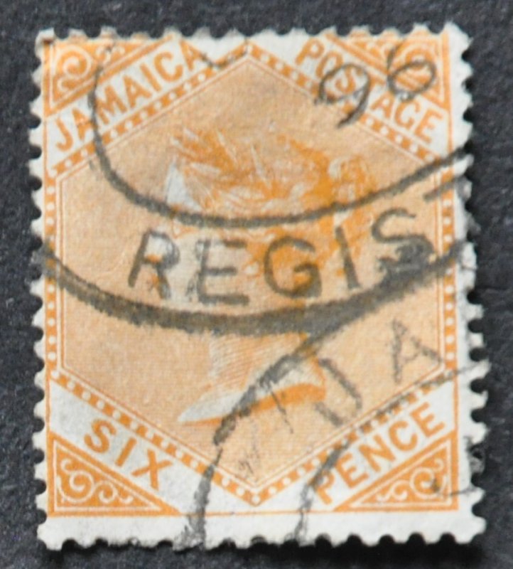 DYNAMITE Stamps: Jamaica Scott #23 – USED