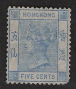 Hong Kong Sc#40 M/H/VF, Cv. $47.50