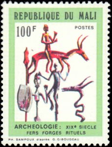 Mali #169-172, Complete Set(4), 1972, Art, Never Hinged