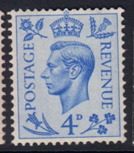 GB KGVI 1950 SET of Pale Colours SG503-508 Mint Hinged