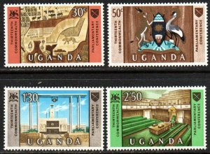 Uganda Sc #111-114 MNH