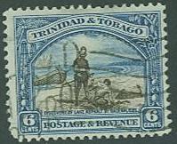 Trinidad & Tobago SC# 37a Lake Asphalt, 6c,perf 12-1/2, used
