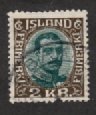 Iceland King Caspian2 kr issued in 1920