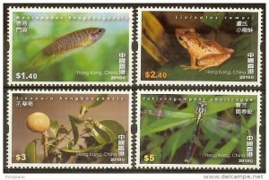 Hong Kong 2010 Biodiversit Stamp FAUNA 4V