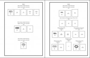 PRINTED PERU 1857-2010 STAMP ALBUM PAGES (277 pages)