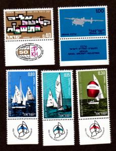 Israel # 419-424 Mint Never Hinged With Tabs!