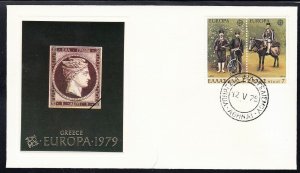 Greece Scott 1294a FDC - 1979 Europa Issue