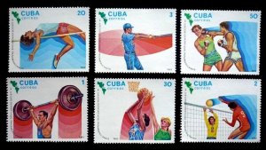 1983 Cuba 2747-2752 Sport / Athletics