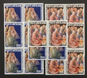 Vatican City 1975 #588-9, Wholesale lot of 10, MNH, CV $5