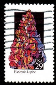 SC# 2664 - (29c) - Wildflowers, Harlequin Lupine, used single