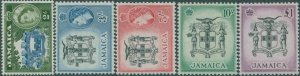 Jamaica 1956 SG170-174 QEII Fort Charles and Arms MLH