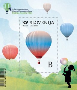 Slovenia 2022 MNH Stamps Souvenir Sheet Scott 1502 Sport Balloons Aviation