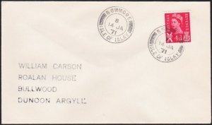 GB SCOTLAND 1971 cover BOWMORE / ISLE OF ISLAY cds.........................A8956