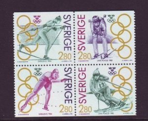 Sweden Sc 1937-40 1992 Olympics stamp set mint NH