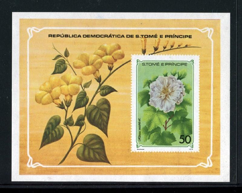 St Thomas & Prince Islands  502, 503a-d, 506, 508  MNH,  Flowers 1979. x27198