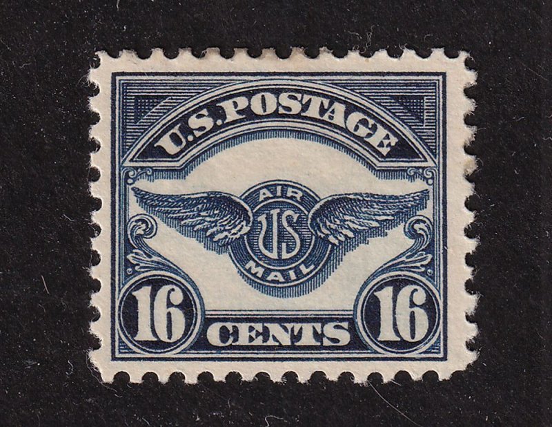 1923 Airmail Sc C5 16c MHR FVF with OG Air Service Emblem (B7