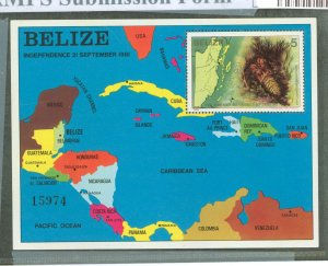 Belize #652 Mint (NH) Souvenir Sheet