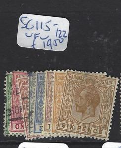 BAHAMAS (PP2606B) KGV  1/2D-6D  SG 115-122   VFU