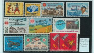 95767 - BANGLADESH - STAMP -  SELECTION of different OVERPRINTS on INDIAN stamps