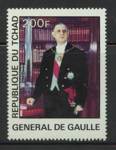 Chad Scott 333 MNHOG - 1977 Charles de Gaulle - SCV $3.00