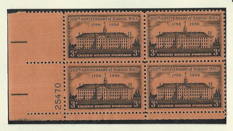 United States Plate Block   mnh SC  1083