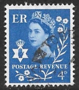 GREAT BRITAIN / NORTHERN IRELAND 1958-67 4d QE2 Wilding Issue Sc 2 VFU