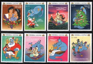 Sierra Leone #1978-85 ~ Cplt Set of 8 ~ Disney Christmas Scenes ~ MNH  (1997)