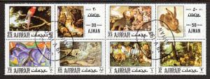 Ajman Paintings MI 1099-106 CTO VF NH