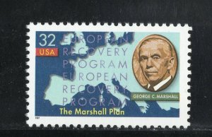 3141 * THE MARSHALL PLAN *   U.S. Postage Stamp Single MNH