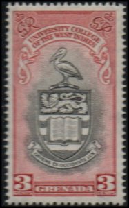 Grenada 164 - Mint-NH - 3c Pelican / University Issue (1951) (cv $0.55)