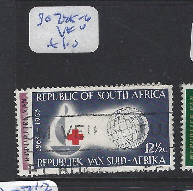 SOUTH AFRICA  (P1909B)  RED CROSS SG 225-6   VFU