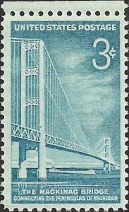 # 1109 MINT NEVER HINGED MACKINAC BRIDGE