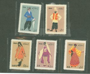 Iran #1015-1019 Mint (NH) Single (Complete Set)