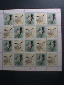 ​UNITED STATES-1994-SC# 2867-8 BLACK NECK & WHOOPING CRANES-MNH SHEET VF