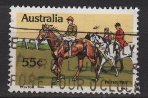 Australia 1978 - Scott 694 used - 55c,  Horse racing