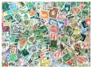 Western Europe Stamp Collection - 1000 Different Stamps