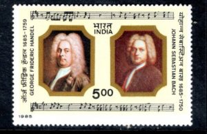INDIA 1110 MNH VF Handel & Bach