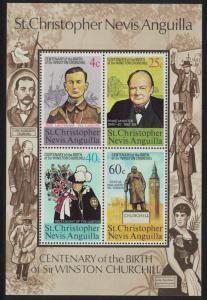 St. Kitts-Nevis Birth Centenary of Sir Winston Churchill MS SG#MS311