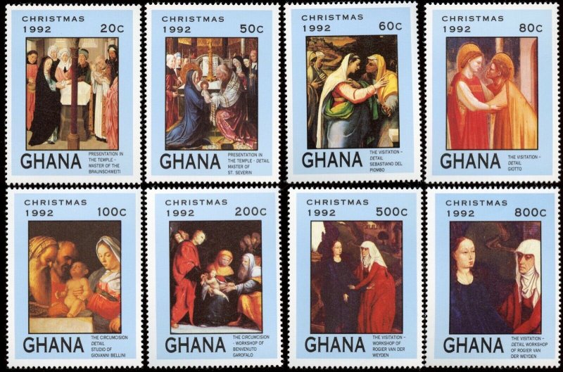 Ghana Sc# 1483 - 1490 - MNH - Complete Set.  2017 SCV $ 9.80