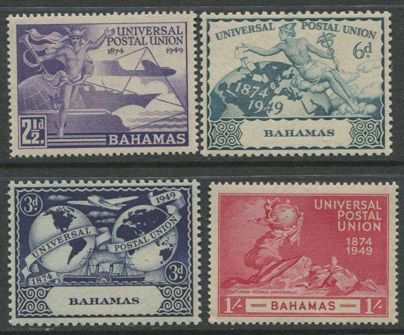 BAHAMAS- Scott 150-53 - UPU Issue -1949 - MVLH -  Set of 4 Stamp
