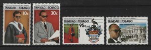 TRINIDAD & TOBAGO,  453-456   MINT HINGED  SET