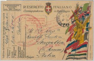 52082 - ITALY - POSTAL STATIONERY military card - ITALIAN TROOPS in PALESTINE