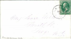 1800s Boston Concord & Montreal RR RPO Cover - L27293