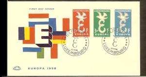 1958 - Europe CEPT FDC Luxemburg [JS106_02]