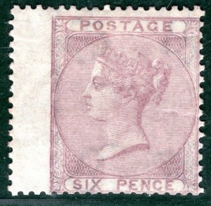 GB QV Stamp SG.70 6d Pale Lilac (1856) Mint VLMM Cat £1,350 {samwells}GRED31
