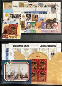 2011. Completed year set used 29 values 3 Sheets & 2 SS