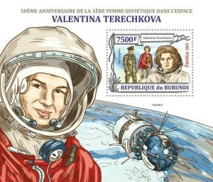 [1000 7] - BURUNDI 2012 -VALENTINA TERECHKOVA- destocking stamps price  MNH ** 