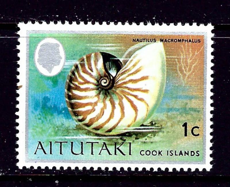 Aitutaki 83 MNH 1974 Sea Shell     #2