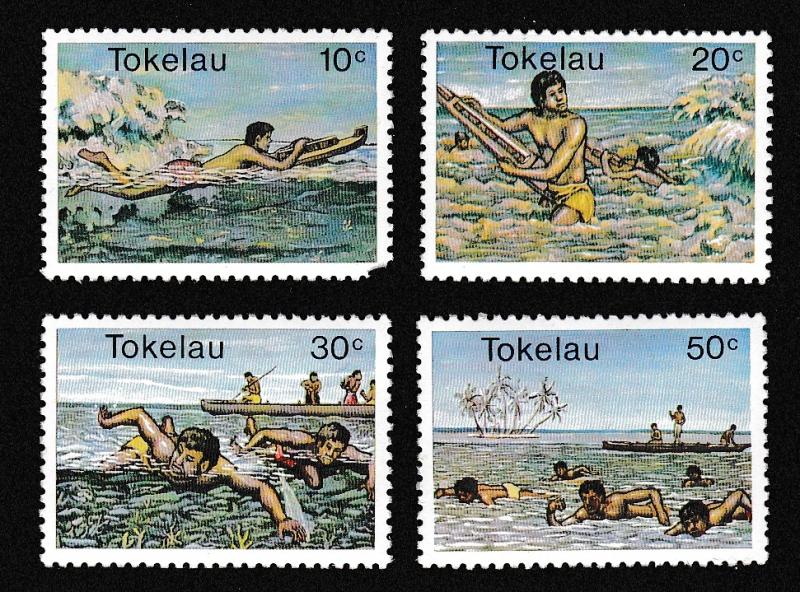 Tokelau Water Sports 4v D1 SG#73-76 SC#73-76